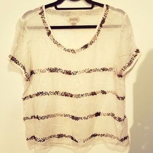 Lucky Brand Sequin Top